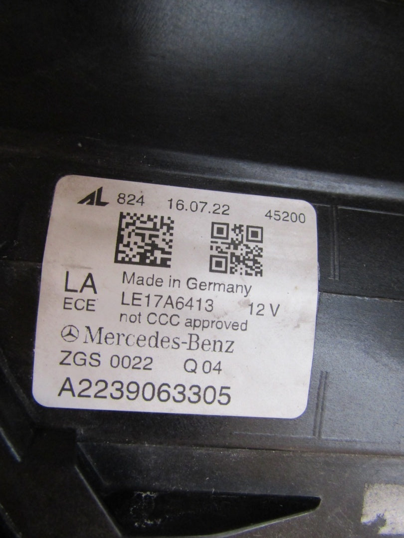 Prednji far MERCEDES S W223 FULL LED DIGITAL LIGHT LH lijevi 20- A2239063305