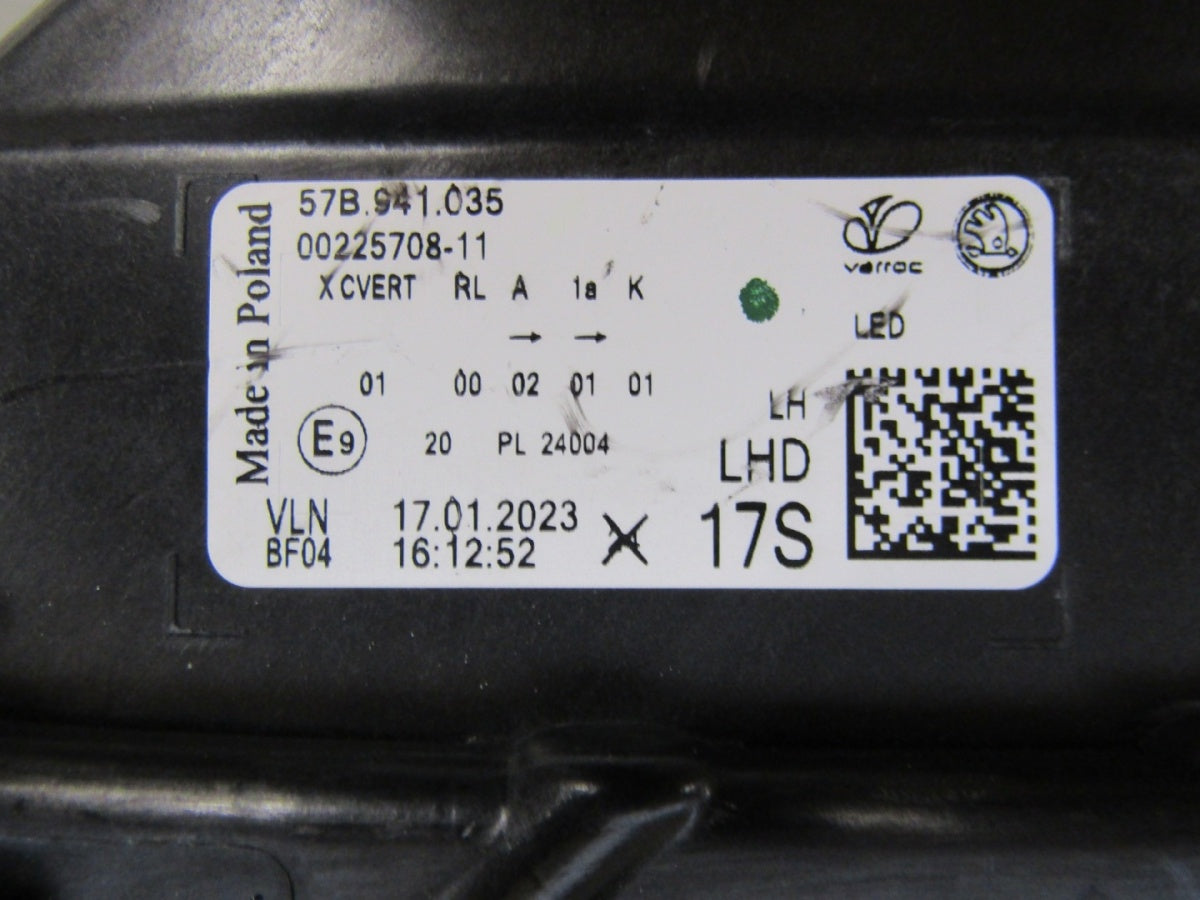 Prednji far SKODA KAROQ LIFT FULL LED 21- LH lijevi 57B941035