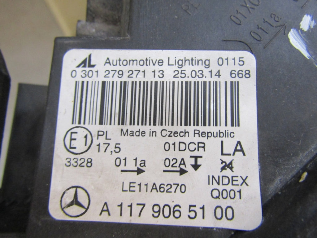 Prednji far MERCEDES CLA W117 xenon nezakretni 13-16 LH A1179065100