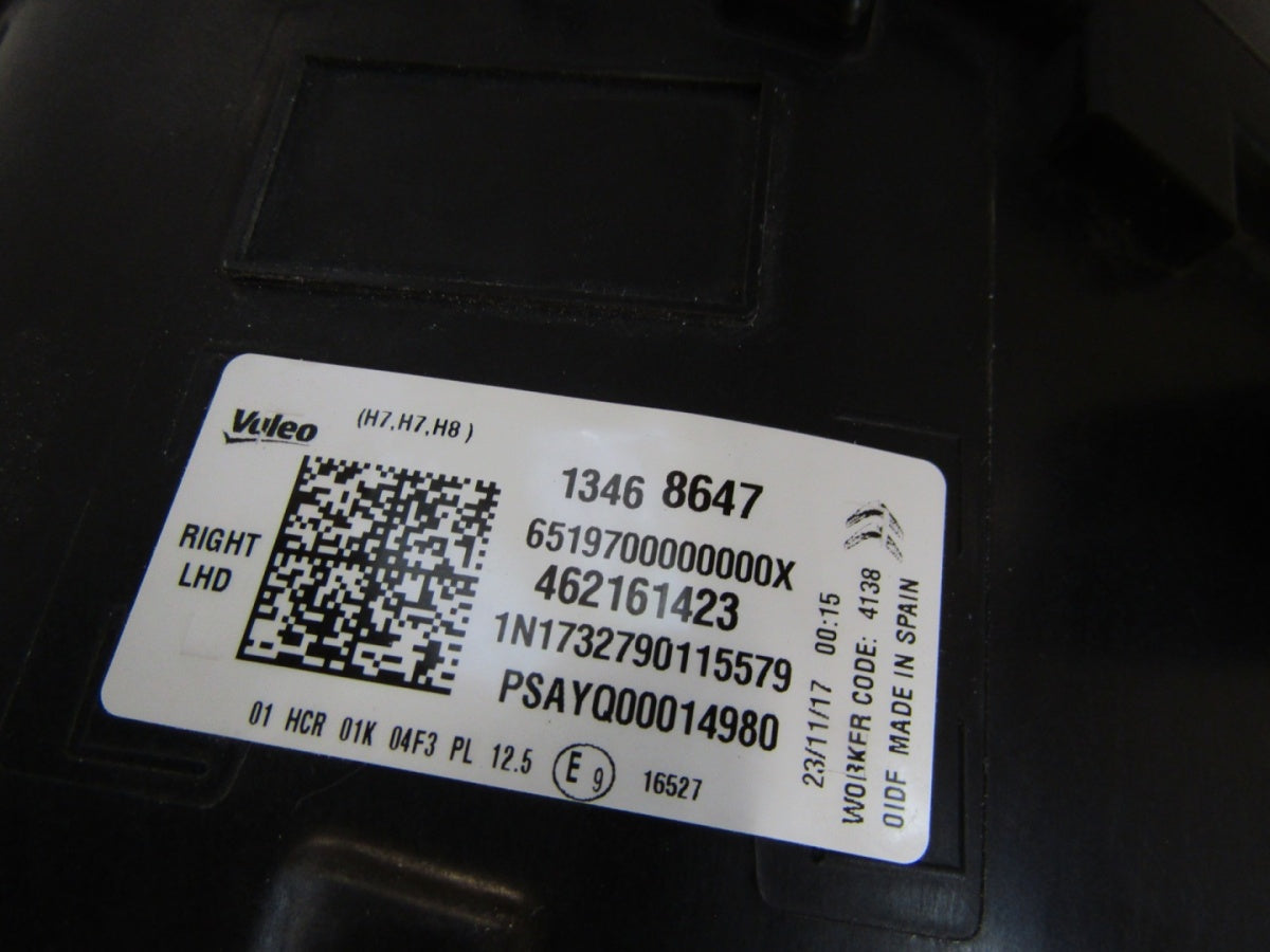 Prednji far CITROEN C3 AIRCROSS halogen 17-21 RH 13468647