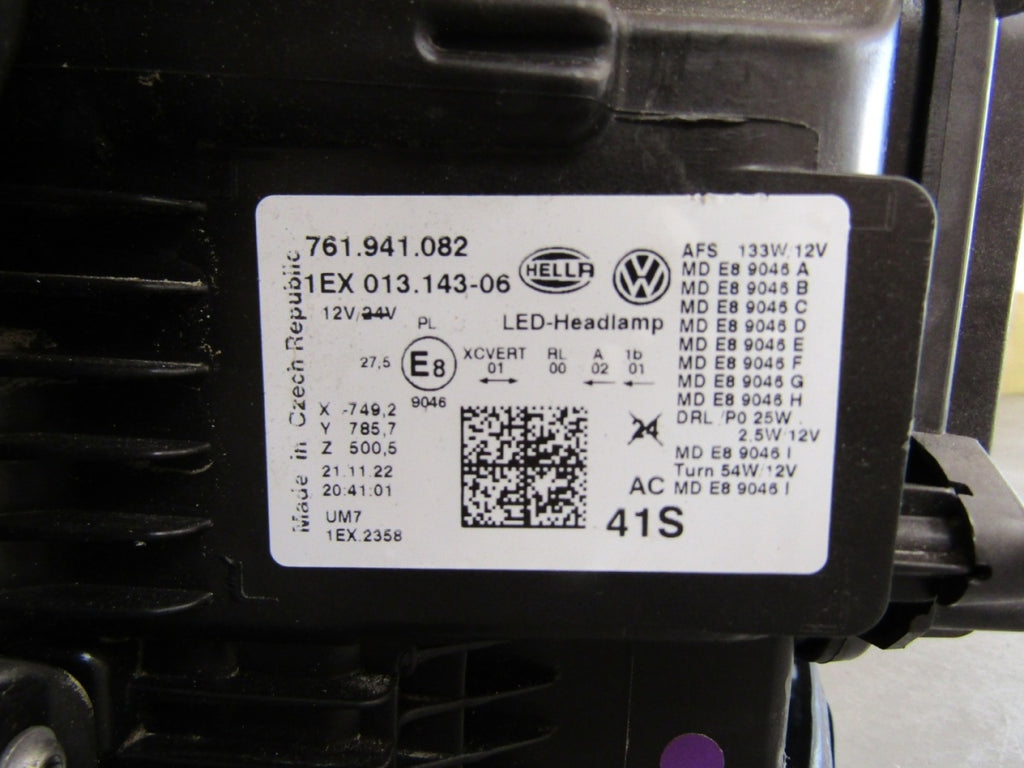 Prednji far VOLKSWAGEN TOUAREG III 3 RH desni FULL LED 761941082 18-23