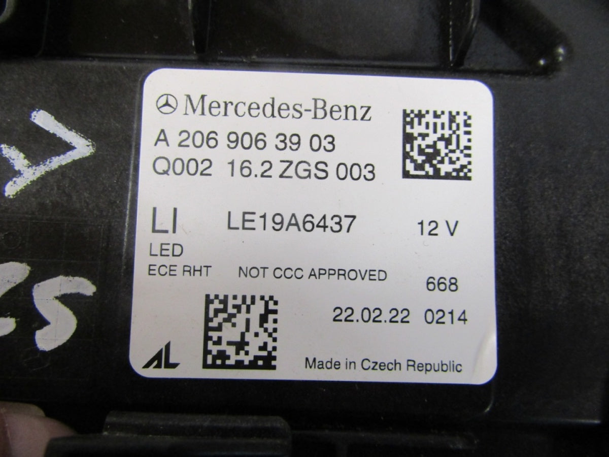 Prednji far MERCEDES C klasa W206 FULL LED HIGH PERFORMANCE 22- 2069063903