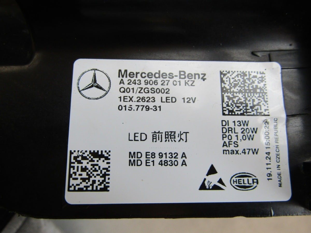 Prednji far MERCEDES EQA EQB W243 FULL LED PERFORMANCE LH lijevi 21-24 24390627C1KZ