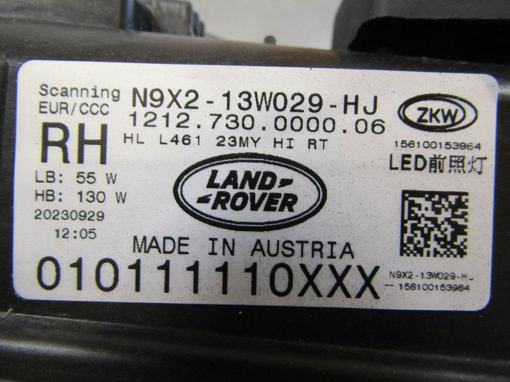 Prednji far RANGE ROVER SPORT III L461 FULL LED RH desni N9X2-13W030-HJ 22-