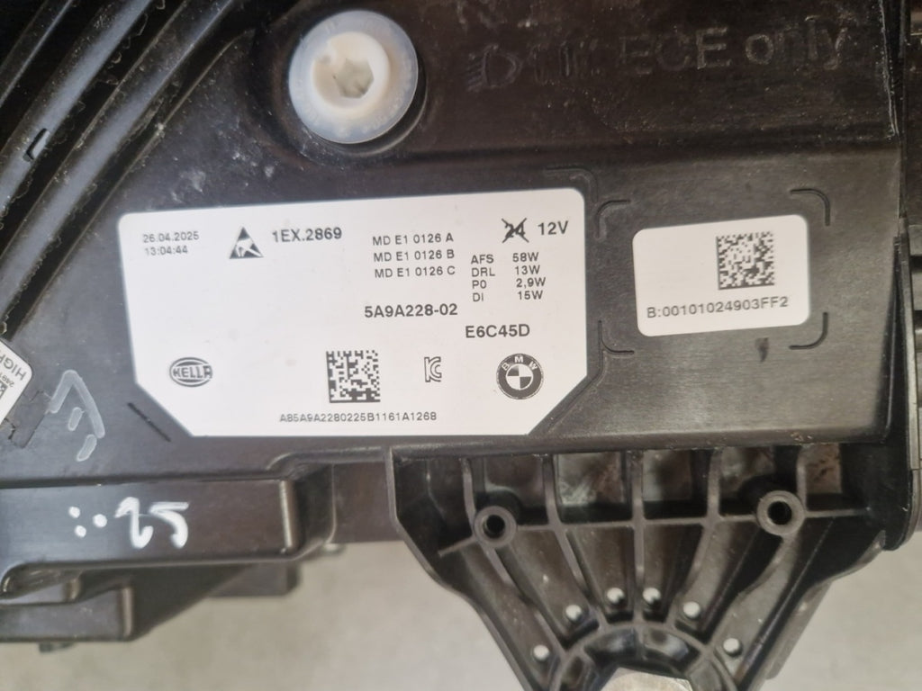 Prednji far BMW X1 U11 FULL LED 22- RH desni 5A9A228-02
