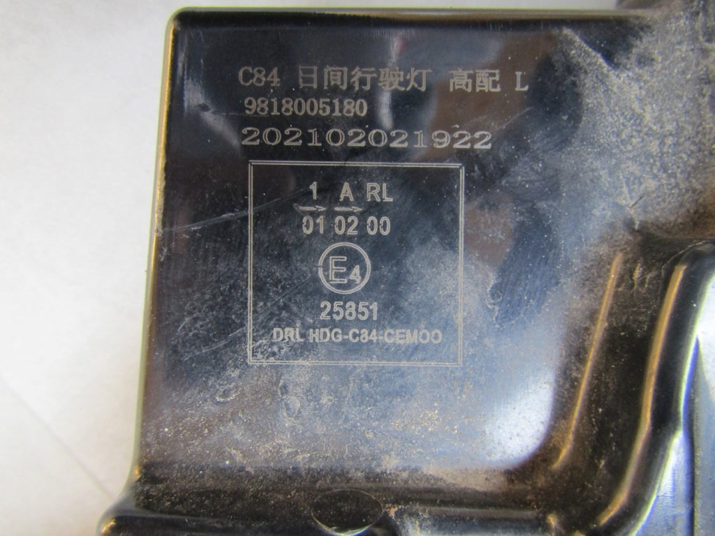 Prednji far ŚWIATŁO DRL LED CITROEN C5 AIRCROSS LH 17-22 9818005180