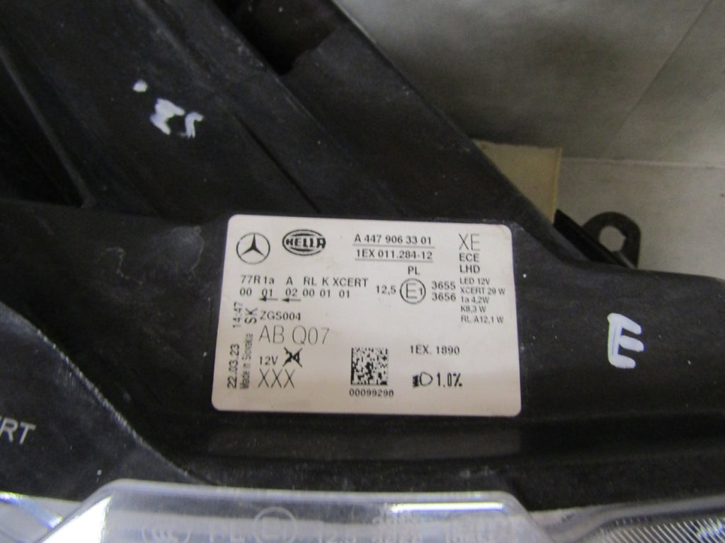 Prednji far MERCEDES V klasa W447 FULL LED ILS LIFT 19- RH A4479063301