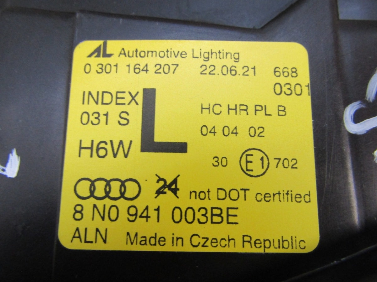 Prednji far AUDI TT 8N0 halogen sa sočivom LH lijevi 8N0941003BE 98-02
