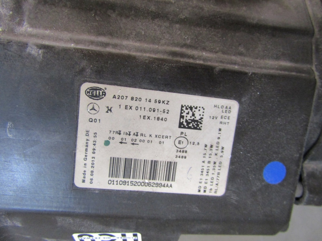 Prednji far MERCEDES W207 207 FULL LED ILS LIFT 13- desni RH A2078201459