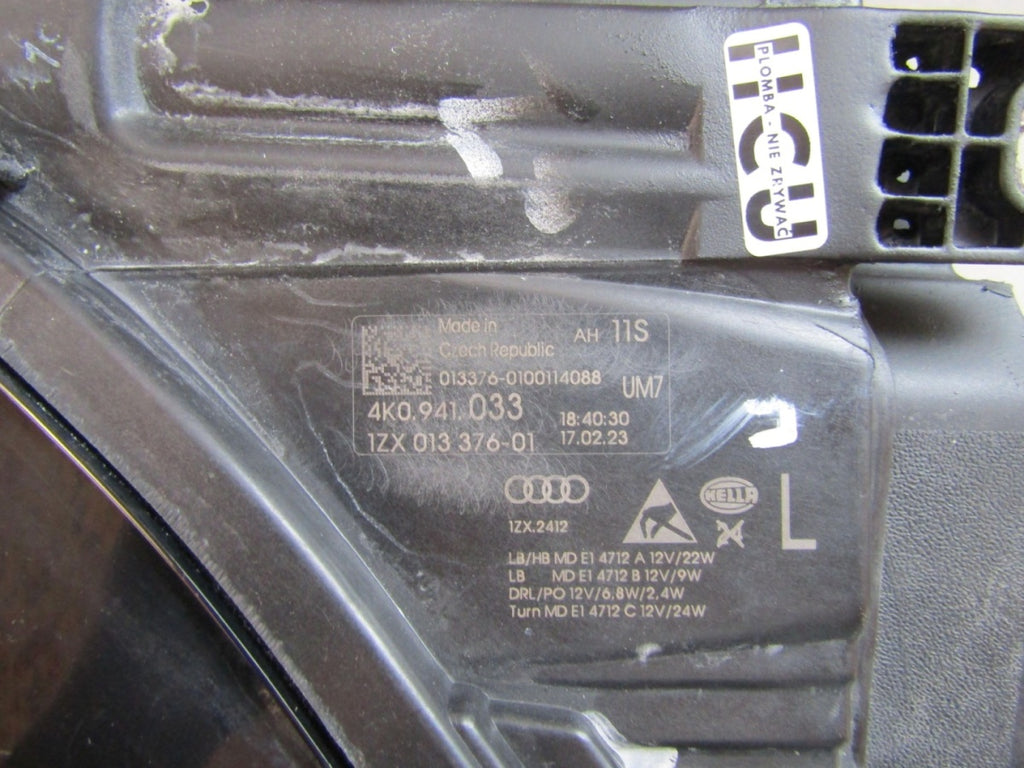 Prednji far AUDI A6 C8 LED 18- LH lijevi 4K0941033