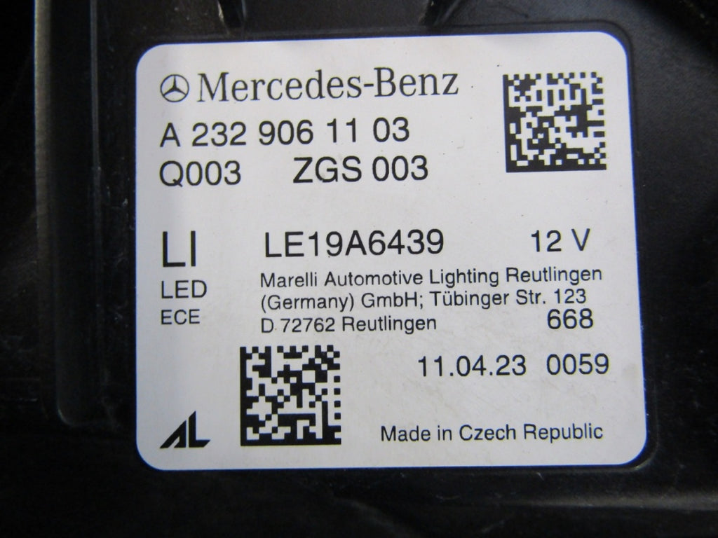 Prednji far MERCEDES SL W232 FULL LED LH lijevi A2329061103 22-