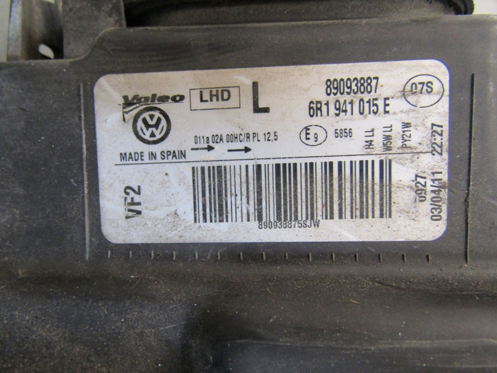 Prednji far VOLKSWAGEN POLO V 6R halogen LH lijevi 6R1941015E