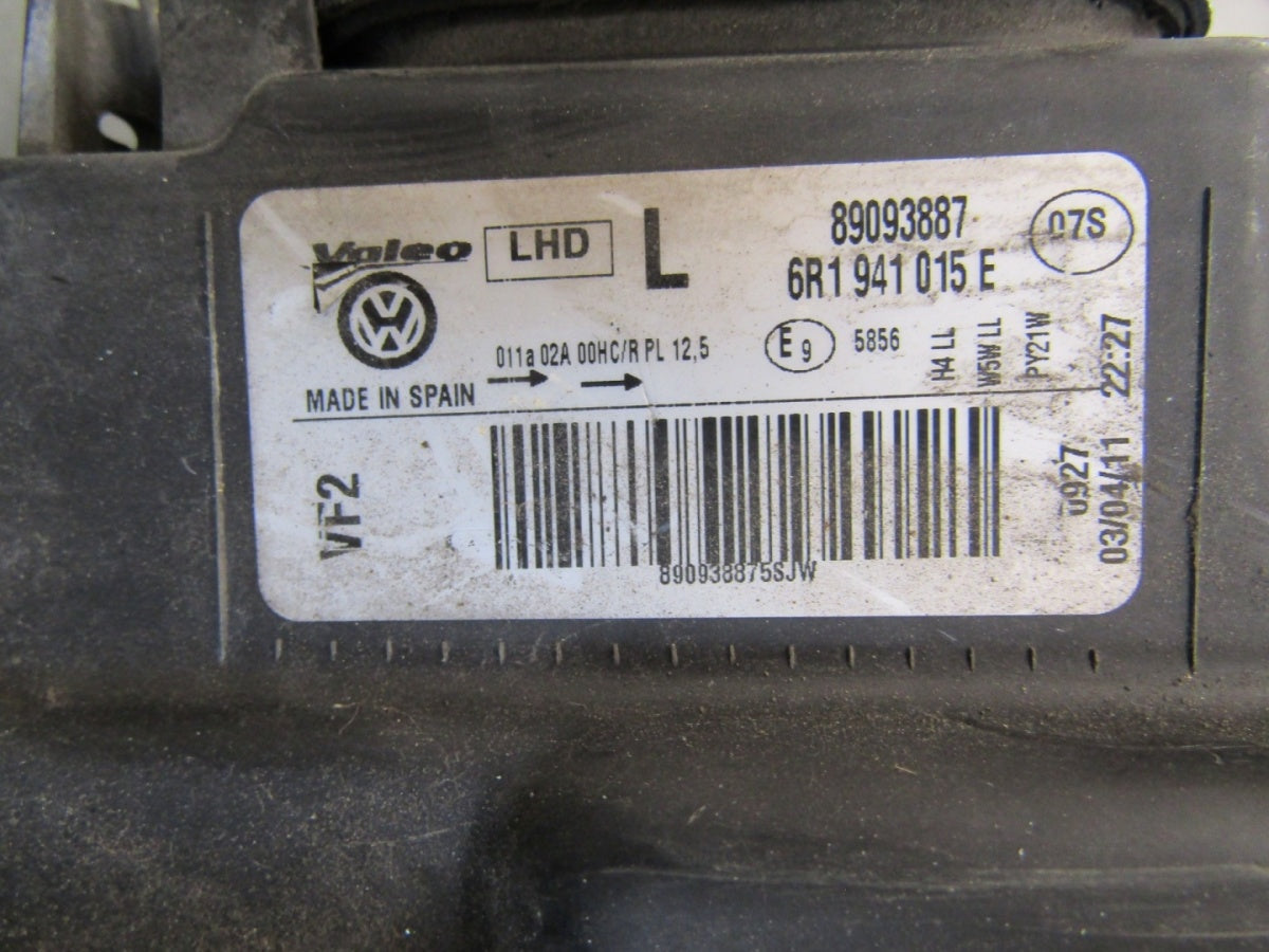 Prednji far VOLKSWAGEN POLO V 6R halogen LH lijevi 6R1941015E