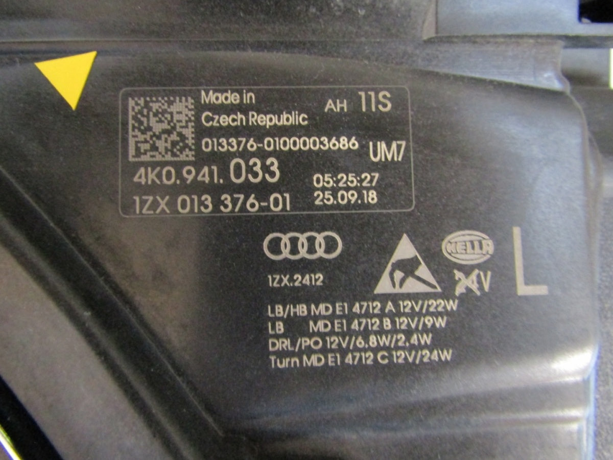 Prednji far AUDI A6 C8 LED 18- LH lijevi 4K0941033