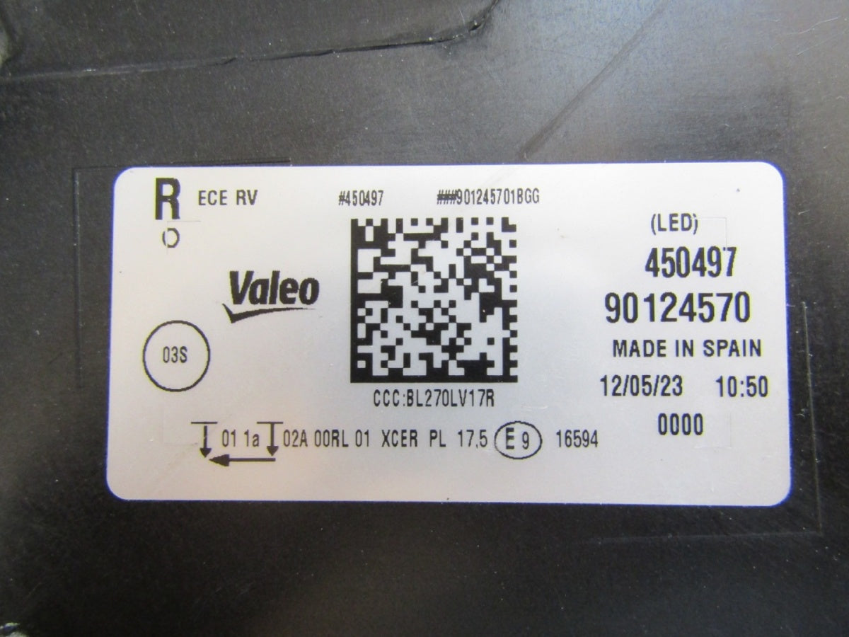 Prednji far VOLKSWAGEN POLO 2G LIFT VALEO FULL LED 17-20 RH desni 90124570