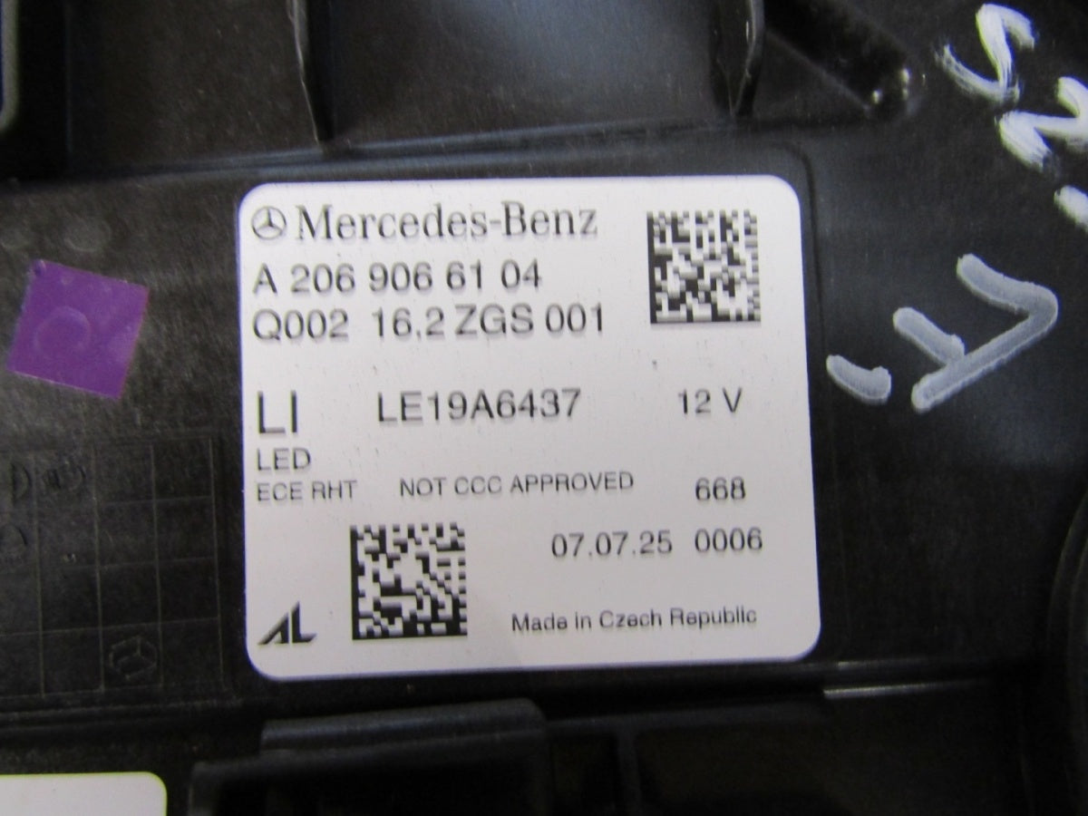 Prednji far MERCEDES C klasa W206 FULL LED HIGH PERFORMANCE 22- LH A2069066104