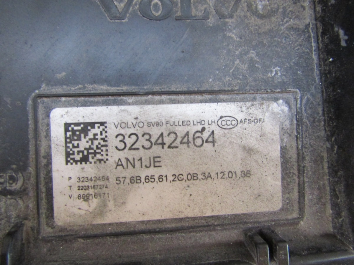 Prednji far VOLVO V90 S90 FULL LED ACTIVE HIGH BEAM 16- LH lijevi 32342464