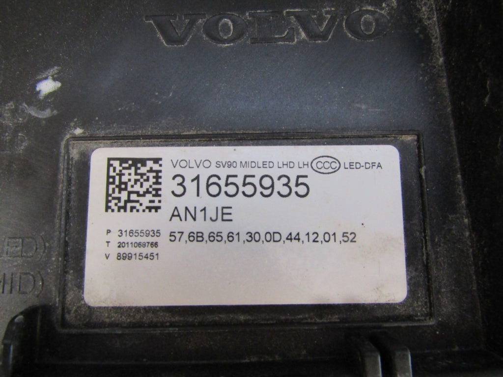 Prednji far VOLVO S90 V90 LED MID 16- LH lijevi 31655935