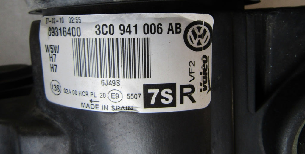 Prednji far VW Passat B6 3C0 halogen sa sočivom 05-10 RH 3C0941006