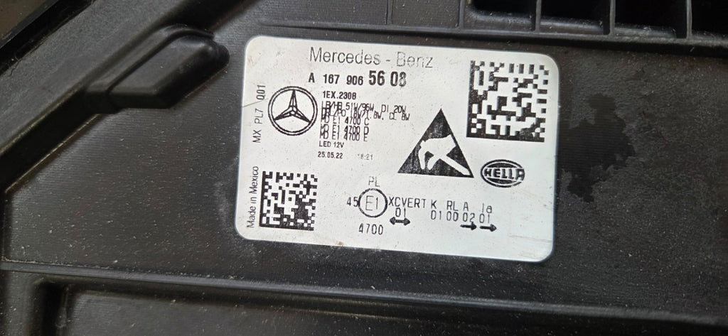 Prednji far MERCEDES GLE 167 FULL LED MULTIBEAM 19-23 RH desni A1679065608