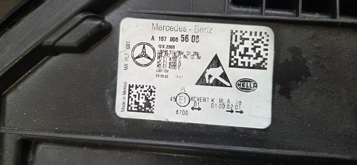 Prednji far MERCEDES GLE 167 FULL LED MULTIBEAM 19-23 RH desni A1679065608