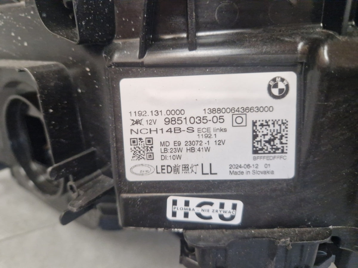 Prednji far BMW 4 G22 G23 G26 M3 G80 M4 G82 FULL LED lijevi LH 20- 9851035-05