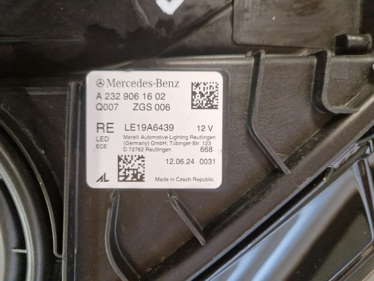 Prednji far MERCEDES SL W232 AMG FULL LED desni RH 22- A2329061602