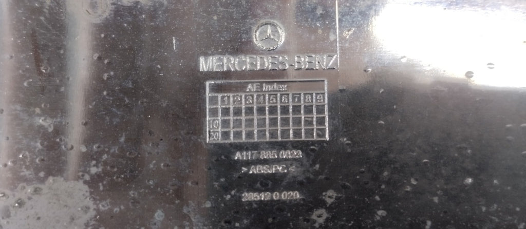 MERCEDES CLA W117 C117 LISTWA ZDERZAKA zadnji hrom 13-16 A1178850023
