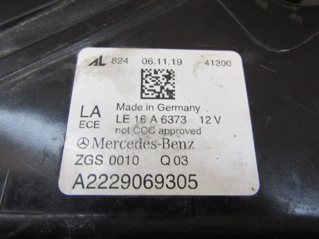 Prednji far Mercedes S klasa W222 LIFT LED MULTIBEAM LH 17-20 A2229069305