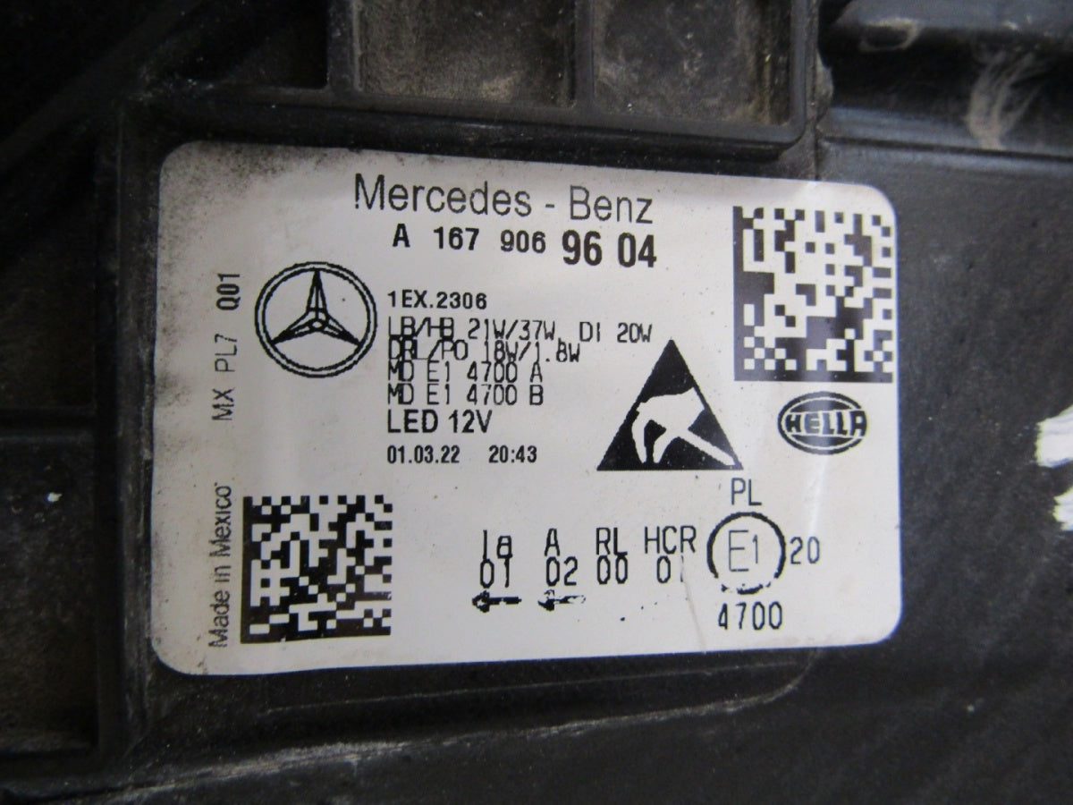 Prednji far Mercedes GLE W167 FULL LED PERFORMANCE 19-23 RH A1679069604