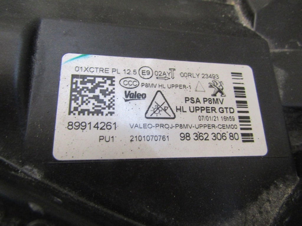 Prednji far Peugeot 3008 II 5008 II LIFT FULL LED LH lijevi 20-24