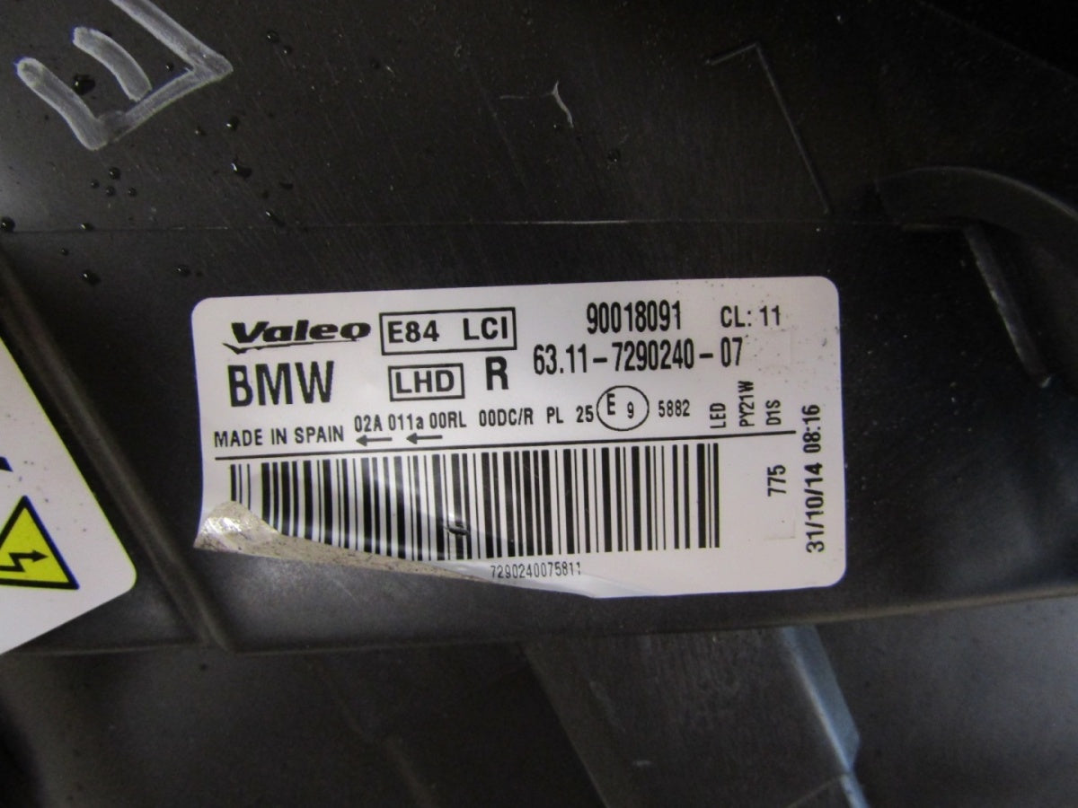 Prednji far BMW X1 E84 LIFT LCI xenon nezakretni 12-15 RH desni kompletan 6311 7290240