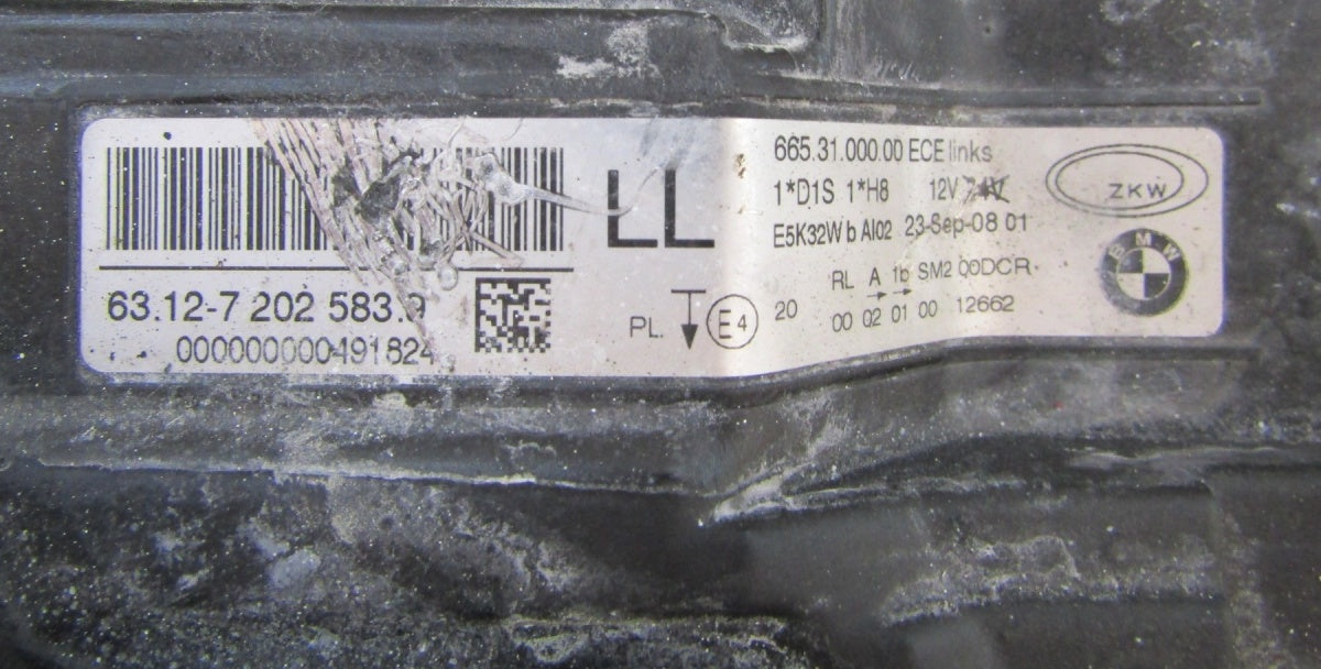 Prednji far BMW E90 LIFT xenon nezakretni LH 08-12 7202583