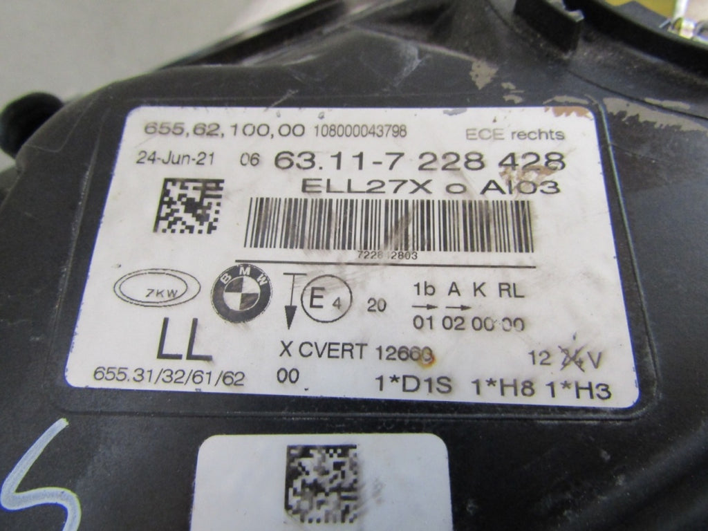 Prednji far BMW 7 F01 F02 xenon zakretni 08-12 RH 6311 7228428