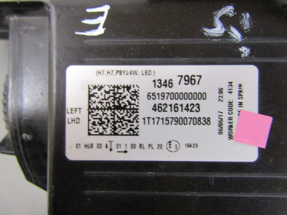 Prednji far Opel Crossland X halogen 17-20 LH lijevi 13467967