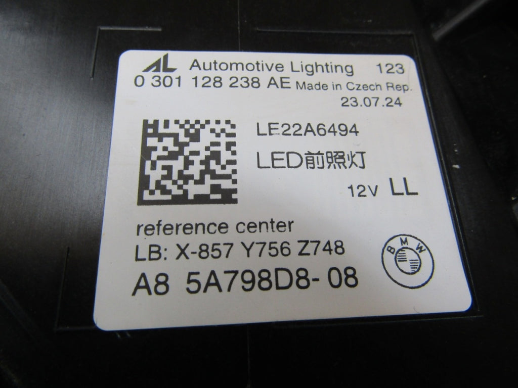 Prednji far BMW 5 G60 G61 Shadowline Full LED 23- RH 5A798D8