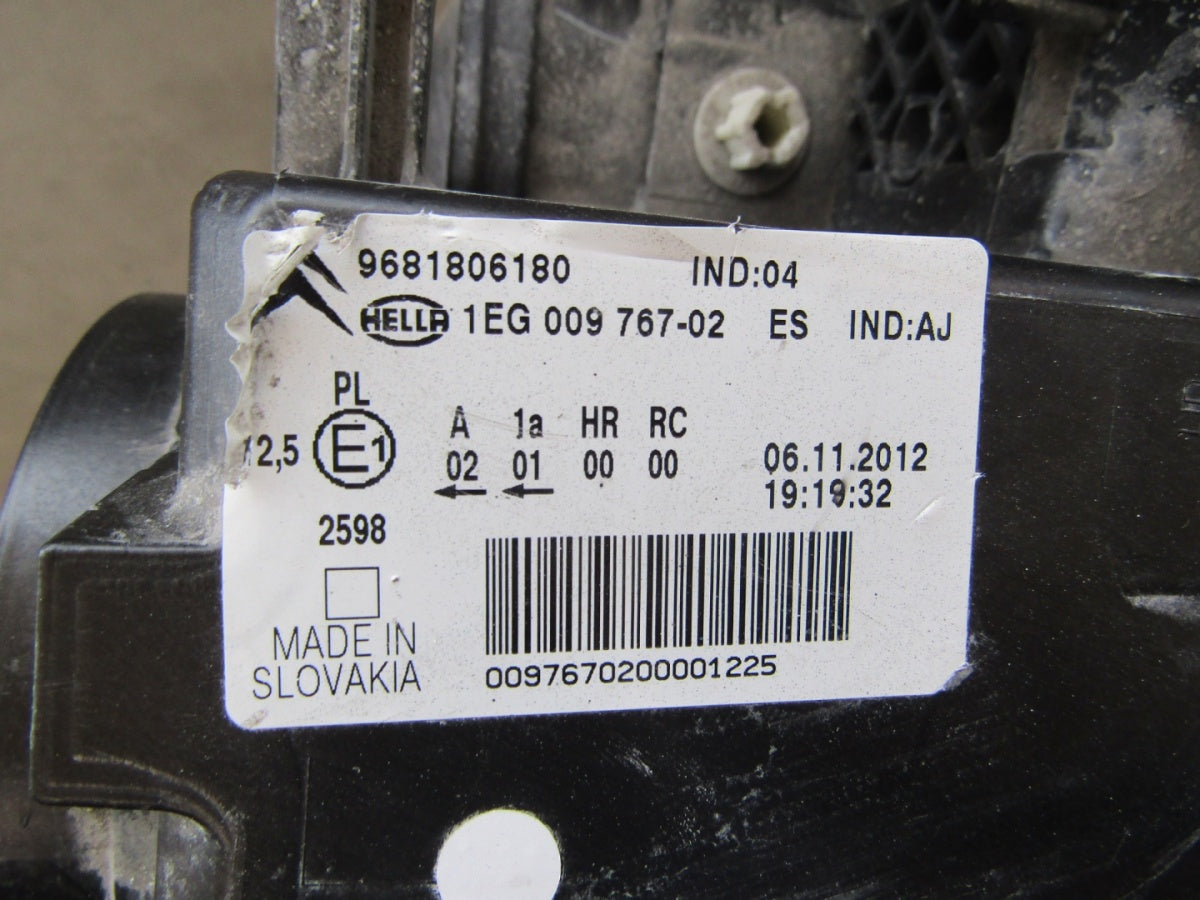 Prednji far CITROEN C3 PICASSO halogen RH 08-17 9681806180