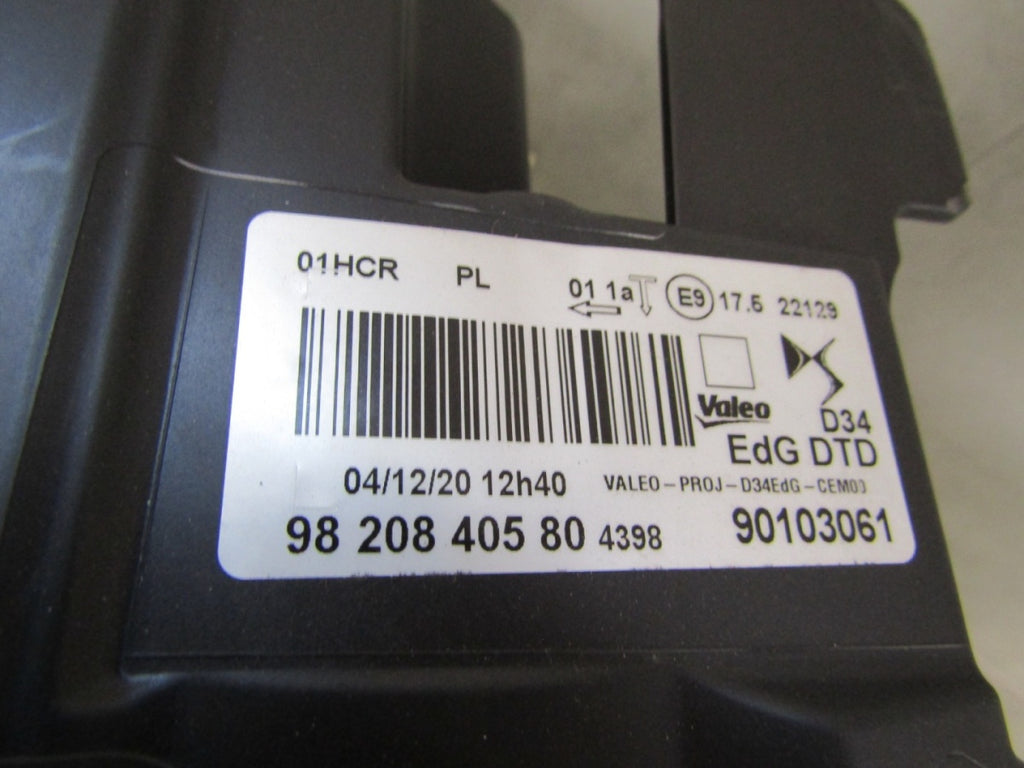 Prednji far Citroen DS3 DS 3 CROSSBACK halogen 18- RH 98200840580