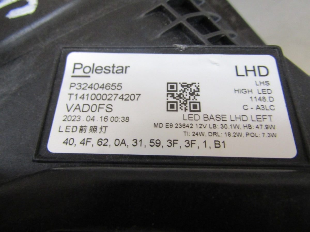 Prednji far Polestar 2 FULL LED BASE 20- LH lijevi P32404655