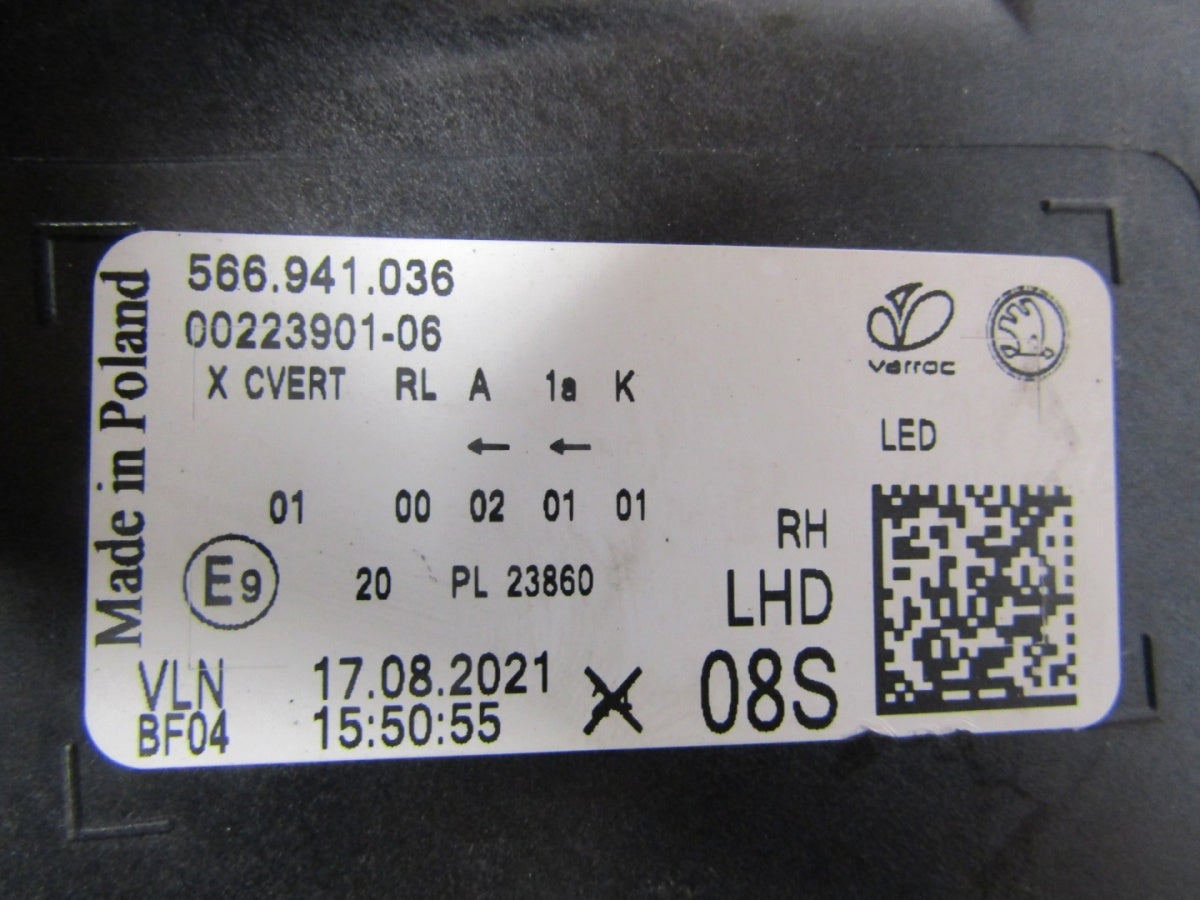 Prednji far SKODA KODIAQ I LIFT FULL LED 21- RH desni 566941036