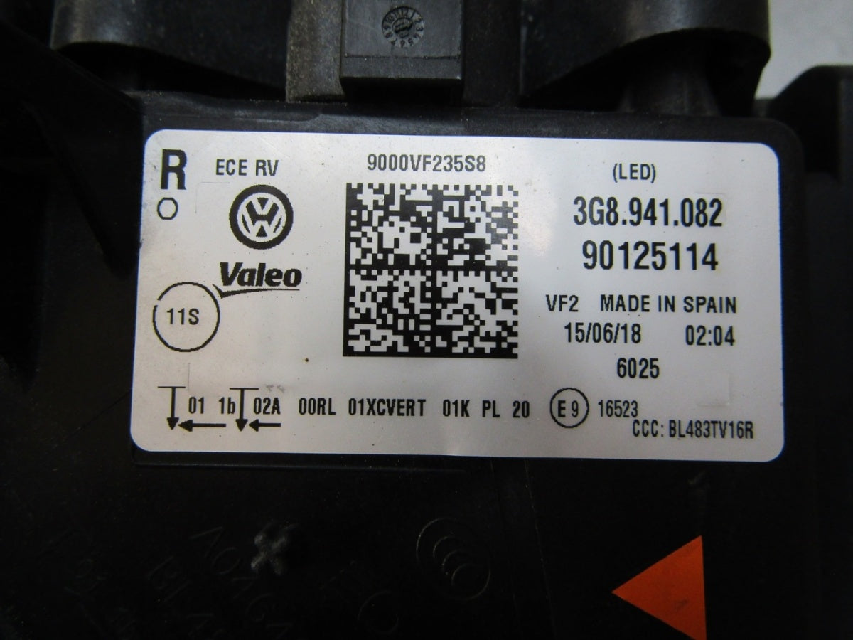 Prednji far VOLKSWAGEN ARTEON 3G8 FULL LED 17-20 desni RH 3G8941082