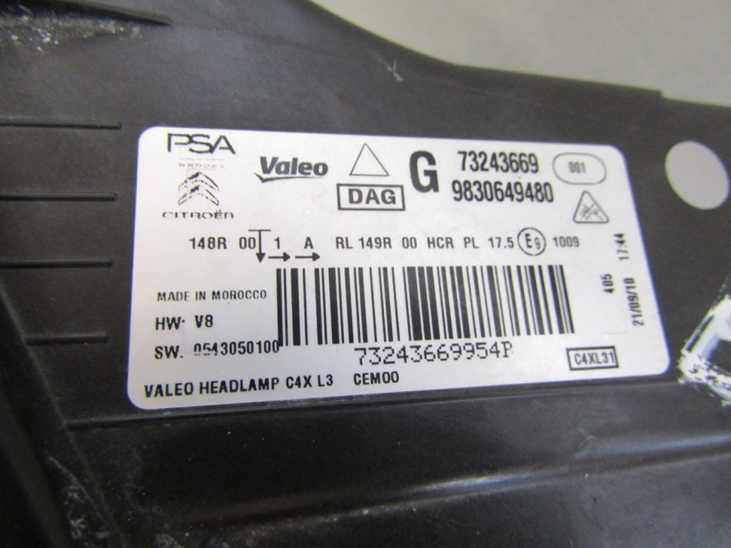 Prednji far Citroen C4 III LED Vision LH 20- 9830649480