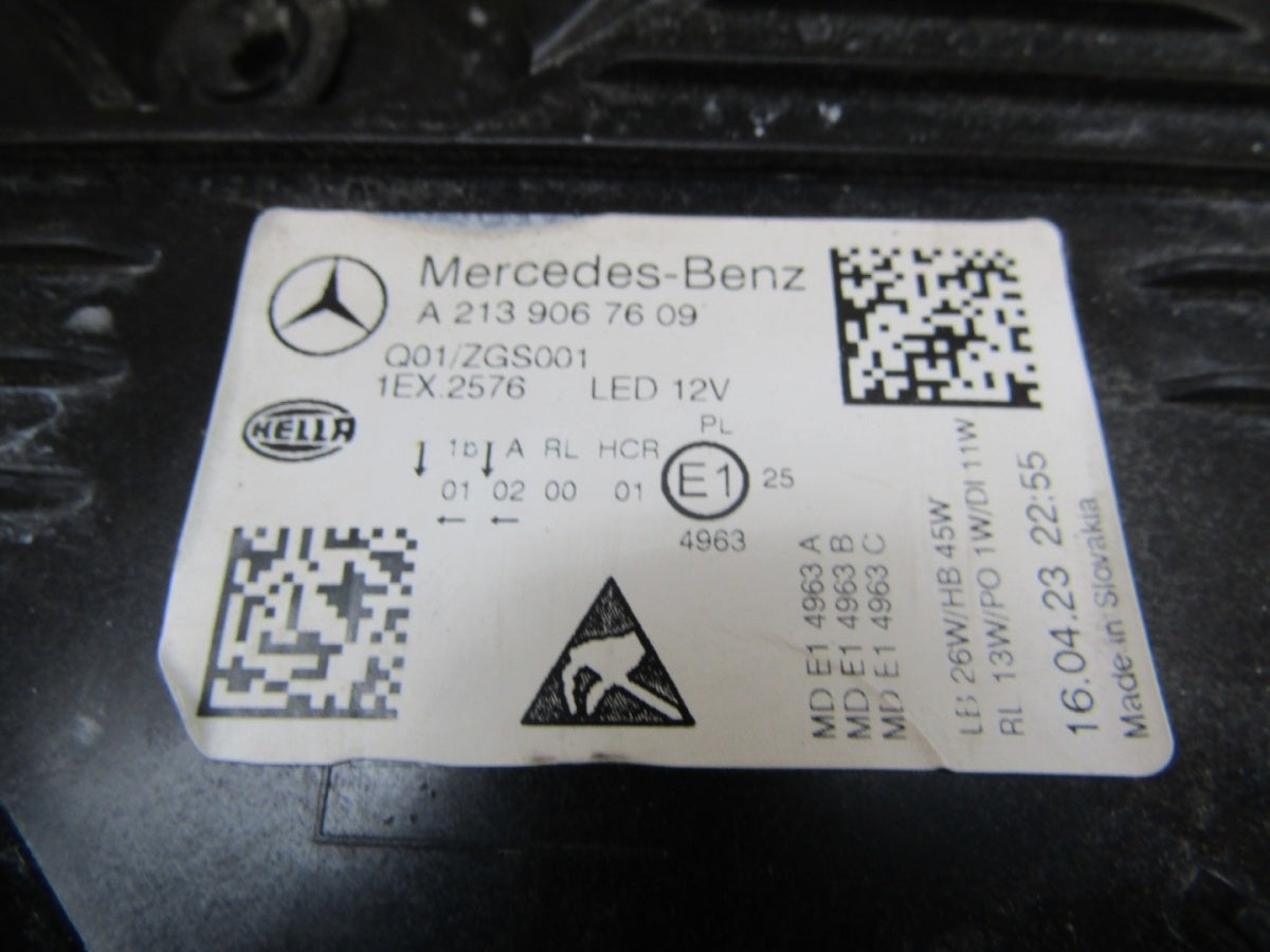 Prednji far Mercedes E klasa W213 213 LED LIFT 20- RH desni A2139067609