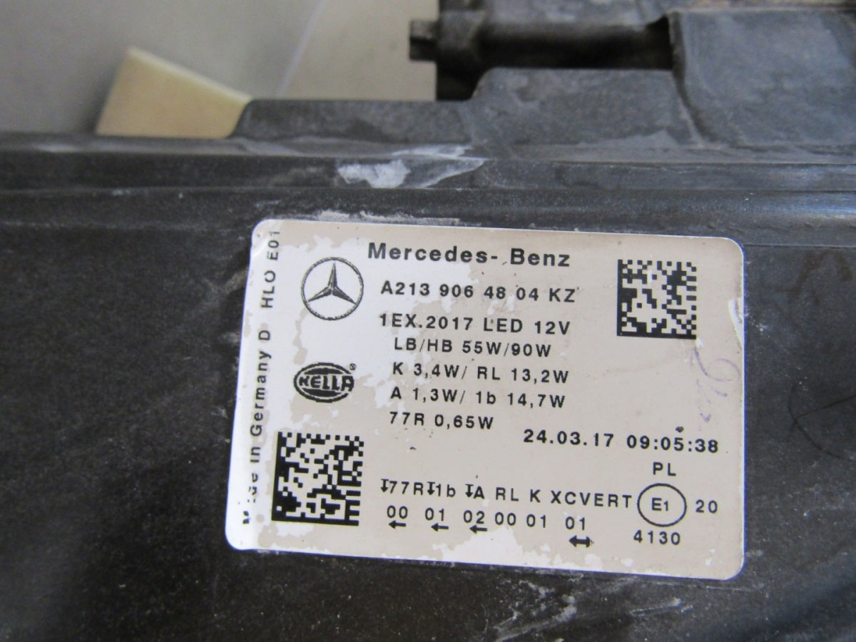 Prednji far MERCEDES W213 FULL LED MULTIBEAM NIEBIESKI HYBRID 16-20 RH A2139064804