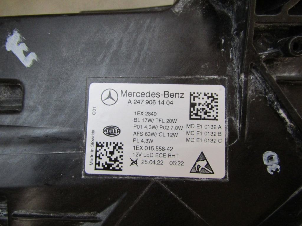 Prednji far MERCEDES B klasa W247 LIFT MULTIBEAM 23- RH A2479061404