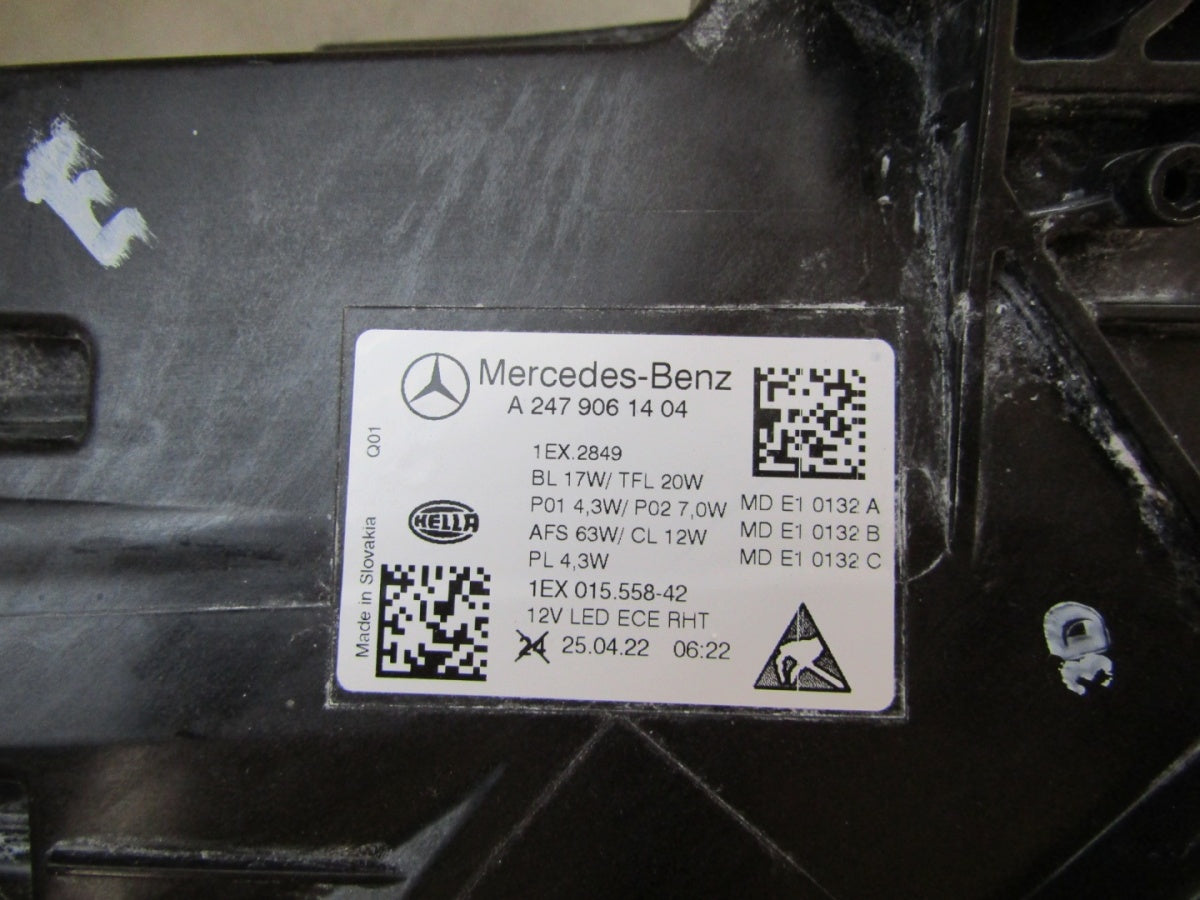 Prednji far MERCEDES B klasa W247 LIFT MULTIBEAM 23- RH A2479061404