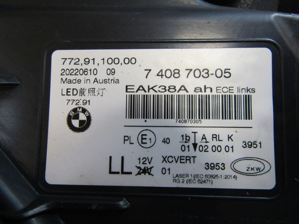 Prednji far BMW 7 G11 G12 LASER 15-19 LH lijevi 740870305