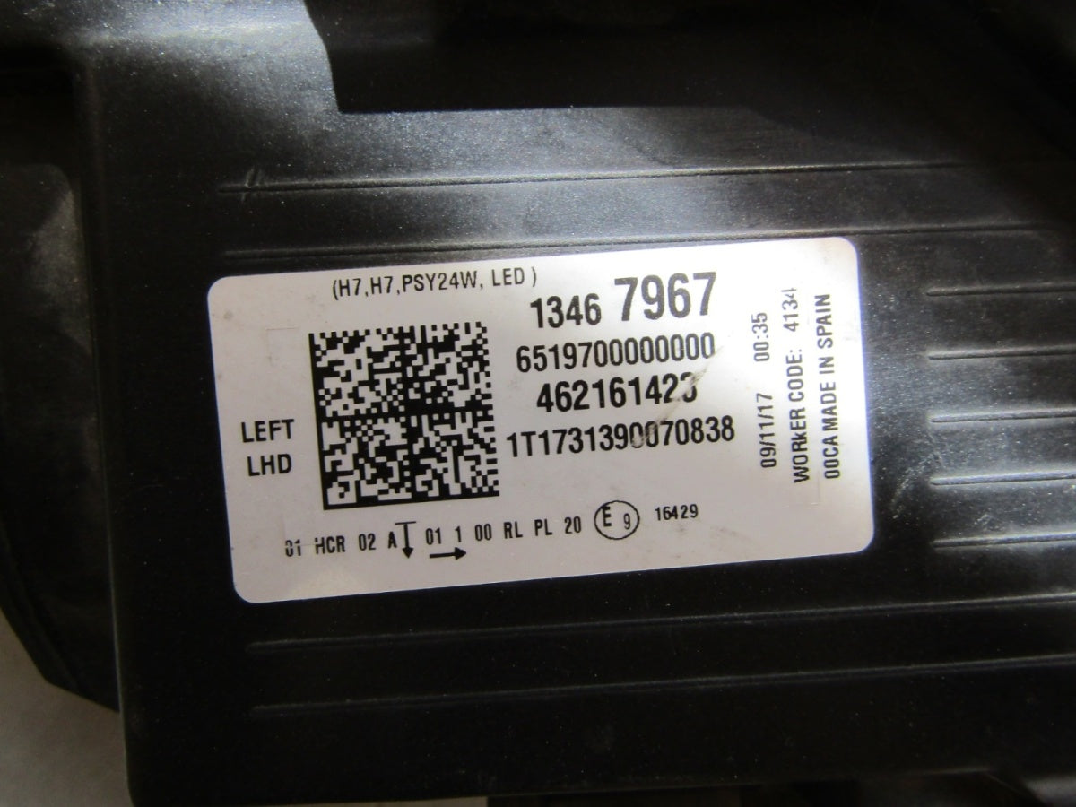 Prednji far OPEL CROSSLAND X halogen 17-20 LH 13467967
