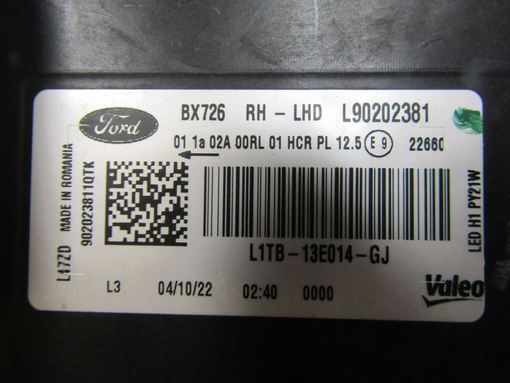 Prednji far FORD PUMA MK2 LED 19-24 RH desni L1TB-13E014-GJ