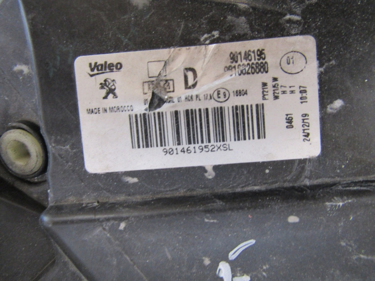 Prednji far Peugeot Partner 4 IV Rifter halogen 18-23 RH desni 9816826880